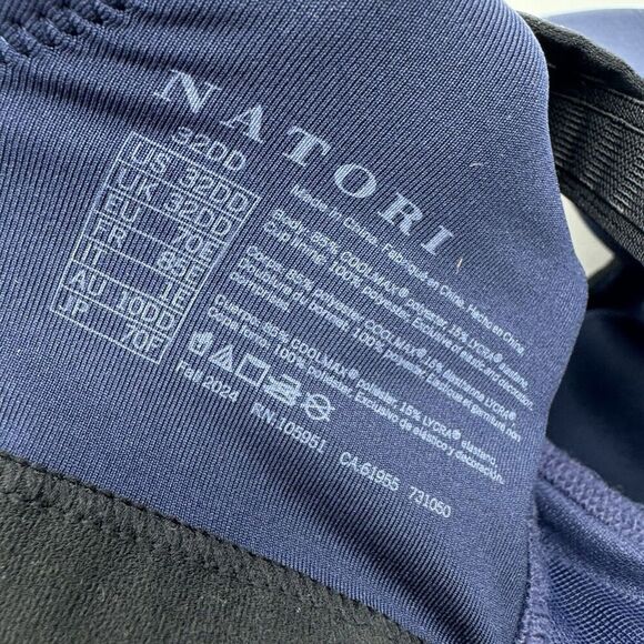 Natori 731050 Underwire Lined Convertible straps Sports Bra size 32DD B1798 - Picture 3 of 3